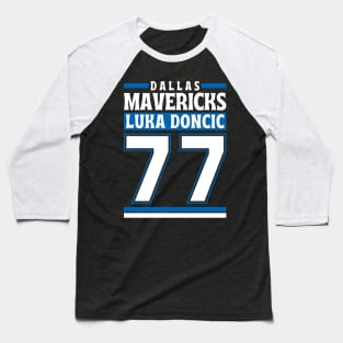 Dallas Mavericks Doncic 77 Basketball Limited Edition Baseball T-Shirt